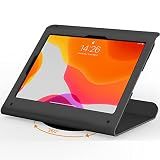 Beelta Tablet POS Stand - Heavy Duty Steel Kiosk Stand with 360° Swivel Base Anti-Theft - Compatible with 10.9" iPad 10th, Pro 11" 1 2 3 4, Air 4 5, Air 11"(M2/M3/M4), iPad 11"(A16)