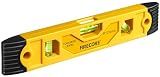 Torpedo Level Magnetic, Firecore 9 Inch Shockproof Small Leveler Tool with 3 Bubble Spirit Level 45 90 180 Degree, Construction Levelers for Hanging Pictures Install Shelf Home Renovation