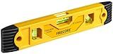 Torpedo Level Magnetic, Firecore 9 Inch Shockproof Small Leveler Tool with 3 Bubble Spirit Level 45 90 180 Degree, Construction Levelers for Hanging Pictures Install Shelf Home Renovation