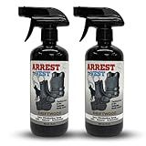 Arrest My Vest Military Grade Odor Eliminating Spray for Body Armor, Tactical Gear, and K9 Equipment. Safe on All Ballistic Vests, Fabrics, & Police Gear - Driftwood Fragrance - 2 16 oz Bottles