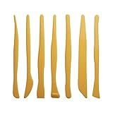YYaaloa 14pcs Set Plastic Crafts Clay Modeling Tool Pottery Carving Tools for Shaping and Sculpting for Ceramics Clay Pottery (Plastic Knife-14pcs)