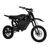 Windone RM7 Electric Dirt Bike, 2200W Ebike, 48V 22.5Ah Up to 37MPH & 45-Mile Electric Motorcycle, 14"/12" Off-Road Tire E-Bike, Dual Hydraulic Brakes, Full Suspension, All Black