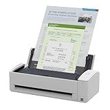 ScanSnap iX1300 Compact Wireless or USB Double-Sided Color Document, Photo & Receipt Scanner with Auto Document Feeder and Manual Feeder for Mac or PC, White