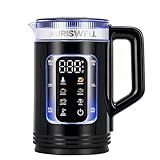 Auriswell Electric Tea Kettle with Temperature Control, Glass smart Water Boiler for Tea, Coffee & Boil, Automatic Shut Off, 12h Keep Warm & One-Touch 6 Presets