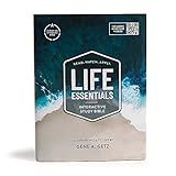 CSB Life Essentials Interactive Study Bible, Hardcover, Jacketed, Black Letter, Study Commentary, Life Principles, QR Codes, Videos, Easy-to-Read Bible Serif Type