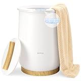 Keenray Towel Warmer, Large Towel Warmers for Bathroom with 4 Heat Timer and Up to 24 Hour Delay Timer, Luxury Towel Warmer Bucket, Towel Heater for Oversize Bathrobes Blankets, Upgraded CL1Plus