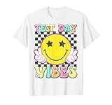Test Day Vibes Retro Groovy Testing Day Teacher Student T-Shirt