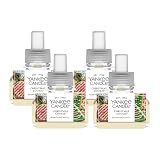 Yankee Candle ScentPlug Refill for Plug in Air Fresheners, Scented Oil Refills, Long Lasting Home Fragrance, Christmas Cookie (Pack of 4)