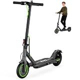 Electric Scooter for Kids Aged 6-10, 350W Motor, 19 Mph Speed & 15 Miles Range, 8.5" Solid Tires, Lightweight Foldable Scooter with Dual Braking System, Max Load 265LBS