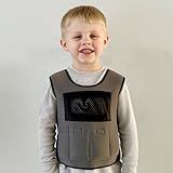 Weighted Vest for Kids - Compression Vest for Children with Sensory Issues, Autism, ADHD - Adjustable Kids Weighted Vest Includes 6 Removable Weights (Medium, Ages 5 to 9)