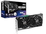 ASRock Intel Arc B580 Challenger 12GB OC Graphics Card, 2740 MHz GPU Clock, 12GB GDDR6, DisplayPort 2.1, HDMI 2.1a, Dual Fan Cooling, 0dB Silent Operation