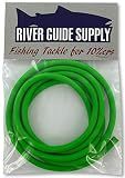 River Guide Supply Latex Tubing 3 FEET (36") Tacklecraft Snubbers Hook Tubing Made in USA (Neon Green, 7/32")