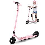 Electric Scooter for Kids Ages 6–14, Pink Electric Scooter, 250W Motor, Up to 10 Miles Range, 9 MPH, Lightweight Foldable Scooter for Girls