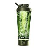 VOLTRX Premium Electric Protein Shaker Bottle, Made with Tritan - BPA Free - 24 oz Vortex Portable Mixer Cup/USB Rechargeable Shaker Cups for Protein Shakes
