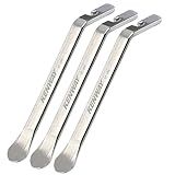 TuoTu Bicycle Tire Lever Tyre Spoon Changing Tool, Stainless Steel Portable Bike Tire Levers to Repair Bike Tube, Set of 3