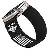 Trail Loop Nylon Bands Compaible with Apple Watch Ultra 3 49mm Men Women 46mm 45mm 44mm 42mm, Soft Velcro Rugged Sport Straps Wristbands for iWatch Ultra 2 Series 11/10/SE/9/8/7/6/5/4/3/2/1