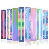 Ymapinc 8Pcs Guided Reading Strips,Reading Trackers for Kids Dyslexia Tools Bookmarks Line Readers for Students Highlighter Trackers Teacher Education Supplies