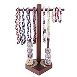 Loan Chiangmai Baseball and Softball Jewelry Organizer - Wooden Display Holder for Championship Rings & Drip Necklaces, All-in-One Sports Ring Holder, Perfect Display Gift for Athletes and Fans