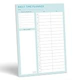 Sweetzer & Orange Time Block Planner. Undated Organizer To Do List Notepad. 7x10” Day Scheduler Productivity Task Pad. Checklist Diary, Work Journal, Appointment Pad, Daily To Do List Daybook