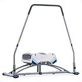 Aeroski Ski Simulator Workout Machine w/ Recoil Spring Resistance, 2 Poles & VR Goggles - Low Impact Elliptical Exercise Equipment for Home and Gym