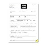 Roofing Agreement Custom Printed with Your Company Information - Personalized Roofing Contract - Roof Shingle Replacement Contract - Roofing Company Contract