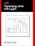 Typesetting Tables with LaTeX