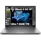 HP ZBook X G1i Laptop, NVIDIA RTX PRO 1000 Blackwell 8GB, Ultra 7 265H