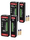 2-Set Network Tester,RJ45 Ethernet Tester,Aideepen Ethernet Teste Tool for FTP/UTP LAN Network Cables and Telephone Lines,for RJ45 RJ11 RJ12 Cat5