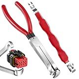 Electrical Connector Removal Tool,Multi-purpose Automotive Terminal Removal Durable Wire Terminal Tool For Automotive Repair,Automotive Electrical Terminal Connector Separator Removal Tool ﻿ (2 Pack)