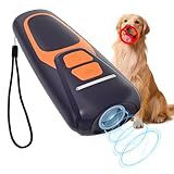 Dog Bark Deterrent Devices, Rechargeable Ultrasonic Anti Barking Device for Dogs, Dog Bark Control Devices 50FT Range Safe for Dogs & Human Portable Indoor Outdoor Dog Barking Silencer, Dog Training