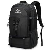 SEMSTY 40L/50L Expandable Hiking Backpack for Men & Women，Camping Backpack