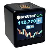 Zyntrazy Real-Time Crypto, US Stocks & Gold Display with Weather, Clock & Photos, Creative Gift for Husband, Boyfriend or Women