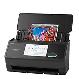 ScanSnap iX2500 Photo Edition Wireless or USB High-Speed Cloud Enabled Photo, Document & Receipt Scanner with Large 5" Touchscreen for Mac or PC, Black