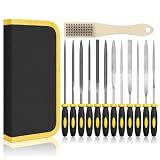 TOYIKOM 13PC Needle File Set,Small File Set,Needle Files for Metal File Set