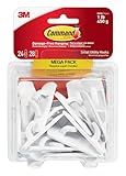 Command Small Utility Hooks, 24 Hooks and 28 Strips, Damage-Free Hanging Wall Hooks with Adhesive Strips, No Tools Adhesive Hooks for Hanging, Organization and Storage, Holds up to 1 lb