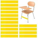 Chair Bands for Kids with Fidgety Feet,15 Pack Stretch Foot Bands,Natural Latex Stretch Chair Fidget Bands Student with Fidget Feet for Kids with ADHD ADD SPD (Yellow)