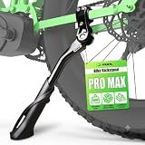 RBRL Bike Kickstand, Stable Durable Aluminum Alloy Bicycle Kickstand, Suitable for 24-29 Inch Mountain Bikes, Trekking, City & E-Bikes, Heavy Duty Load 100lbs, Adjustable Length Bike Stand