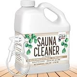IMPRESA 1gallon Sauna Cleaning Spray – All Purpose Eucalyptus Wood Cleaner Spray for Home Sauna, Spa, Steam Room & Gym – Natural Multipurpose Surface Cleaner Bottle – Gentle Ingredients