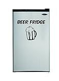 Slap-Art Beer Fridge refridgerator Funny Vinyl Decal Sticker Man cave Garage mini Small Drink Men