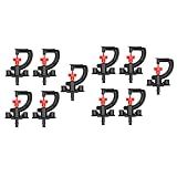 10 Set Refraction Spray Nozzle, G Type Micro Rotating Nozzle Watering Sprinkler, for Irrigating Fruit Trees, Shrubs, Greenhouses, Nurseries, Net Rooms and Other Crops on The Ground