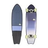 Quiksilver Cruiser Skateboard – 32.5" x 9" Deck, 7-Ply High-Density Wood, 62MM 85A Urethane Wheels, ABEC-5 Bearings, Geo Lite Trucks, 17.3" Wheelbase, for Teens & Adults