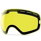 ZIONOR X Ski Snowboard Snow Goggles Replacement Lenses (VLT 89% Low Light Lens)