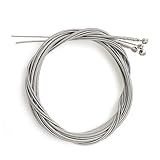 CashBeat Stainless Steel 4 String Bass Guitar Strings, Electric Bass 4 Strings Replacement Set with Small Ball Ends, Compatible with Acoustic Bass, 4 String Bass Instrument Accessories