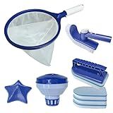 In The Swim 8‑Piece Deluxe Spa Cleaning Kit – Complete Hot Tub Surface Maintenance Set
