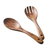 Muso Wood Acacia Salad Servers, 10-inch, Set of 2