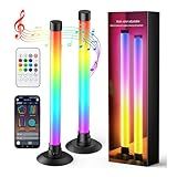 Ledagic Led Light Bar with Music Sync, Color Changing TV Backlight App & Remote Control, IC+RGB & W Smart RGB Light Bar, USB Powered Led Lights for TV, PC Room Monitor Backlight Gaming Accessories