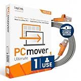 Laplink PCmover Ultimate 11 - Migration of your Applications, Files and Settings from an Old PC to a New PC - Data Transfer Software - With Optional High Speed Ethernet Cable - 1 License