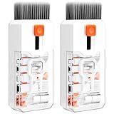2 Pack Keyboard Cleaner Laptop Cleaning Kit, Computer Screen Cleaning Brush Tool x2, Multi-Function PC Electronic Cleaner Kit Spray x2 for iPad iPhone, Earbuds, Camera Monitor, All-in-one with Patent