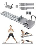 Pilates Board, 8-in-1 Pilates Equipment, Multifunctional Pilates Reformer Ab Machine for Home Workout, Full Body Workout Machine, Rowing Machine, Ski Machine for Exercise, Core Strengthening & Fitness