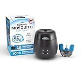 Thermacell E55 E-Series Rechargeable Mosquito Repeller with 20’ Mosquito Protection Zone; Graphite; Includes 12-Hr Repellent Refill; Bug Spray Alternative; Scent Free; No Candle or Flame